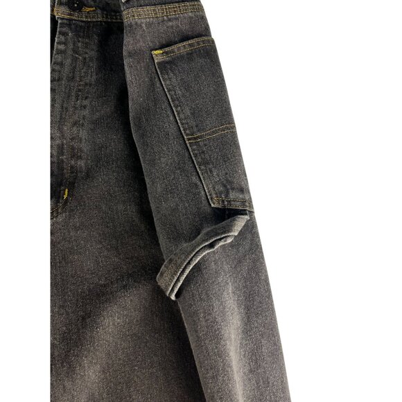 Vintage Y2K Polo Jeans Cell Phone Carpenter Denim Jeans Men 40 Gray Straight Leg - Picture 4 of 15